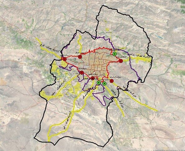 دروازه های تهران