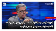 تعریف ترامپ از مذاکرات: شما در طول زمان تعیین شده فقط به خواسته‌های من چشم می‌گویید