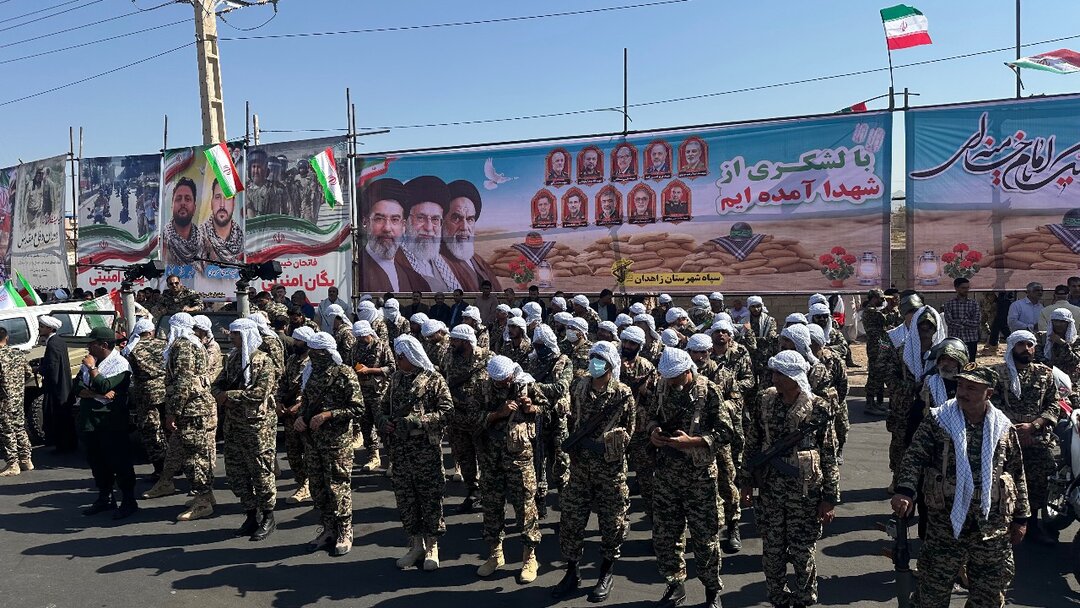 نمایش انسجام و اقتدار بسیجیان در زاهدان+ تصاویر