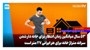 ۵۳ سال؛ میانگین زمان انتظار برای خانه‌دار شدن | سرانه متراژ خانه برای هر ایرانی ۲۷ متر است