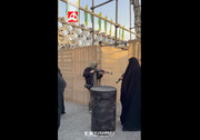 تصاویری از آموزش تیراندازی به بانوی جان‌فدا | ویدئو