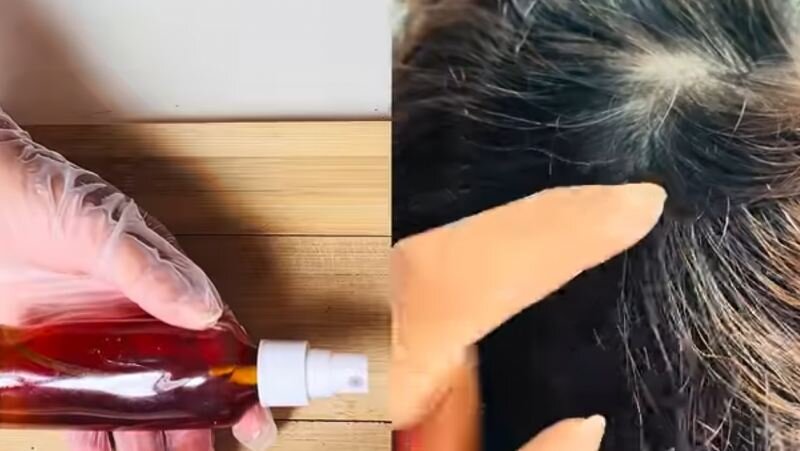 این اسپری ساده را بسازید و موهایتان را براق و پرپشت کنید