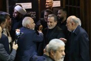 تصاویر سفرای عربستان و افغانستان در مراسم ترحیم خواهر عراقچی
