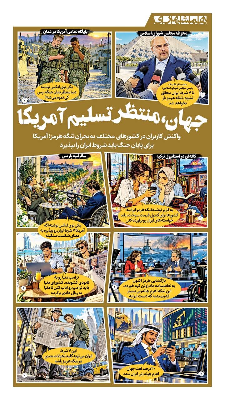 جهان منتظر تسلیم آمریکا