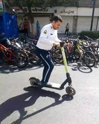پلیس، اسکوترسوار می شود!