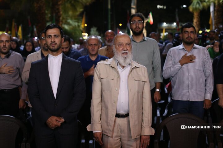 آیین رونمایی از سردیس شهید محمدسعید ایزدی