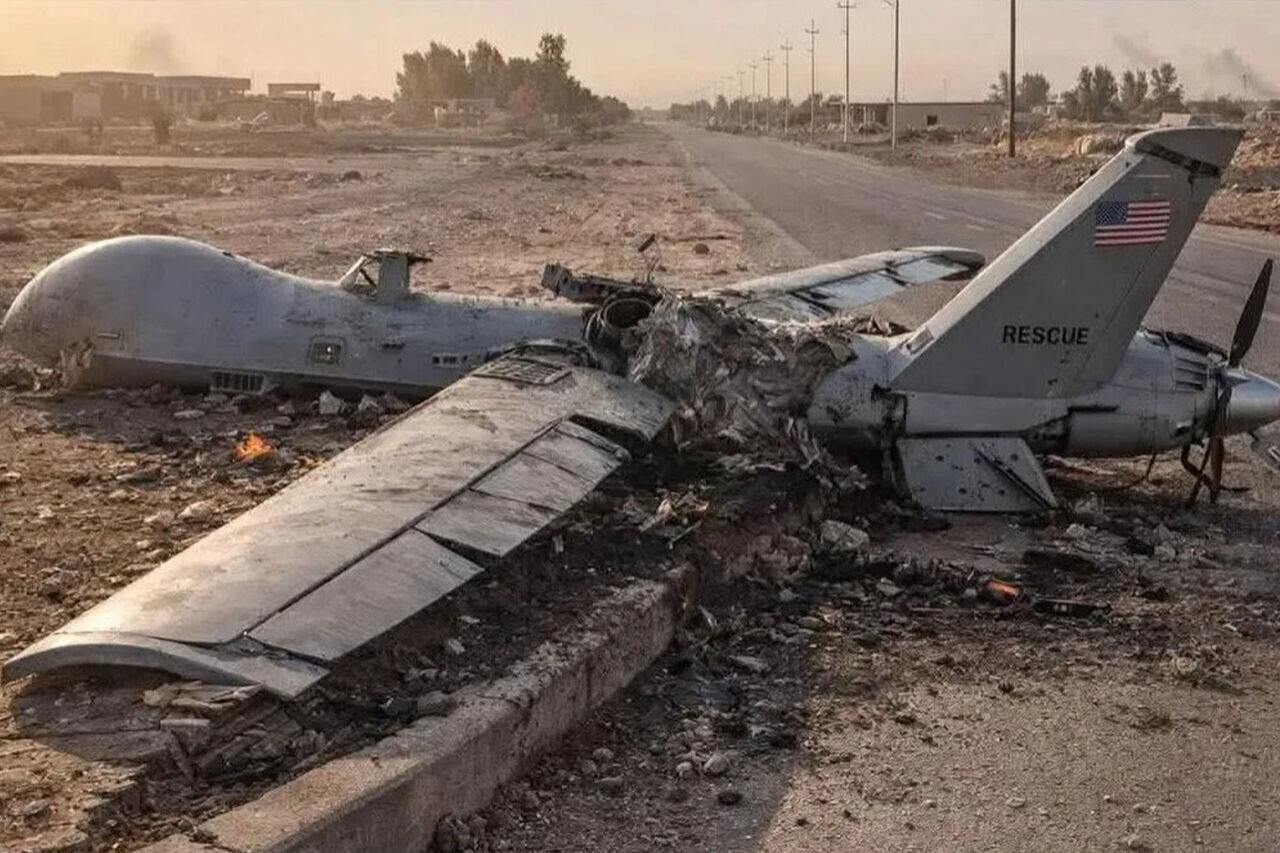 سقوط پهپاد آمریکایی