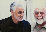 اولین انتشار؛ تصویری از شهید همدانی و شهید سلیمانی در کنار رهبر شهید