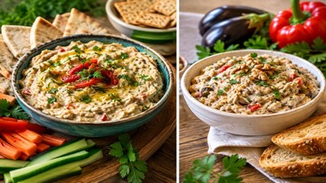 دیپ مرغ و بادمجان؛ ضیافتی از طعم‌های کبابی و مخملی