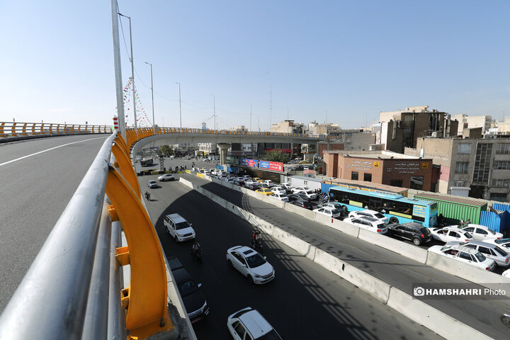 افتتاح پل دسترسی خیابان ستارخان به بزرگراه شهید چمران