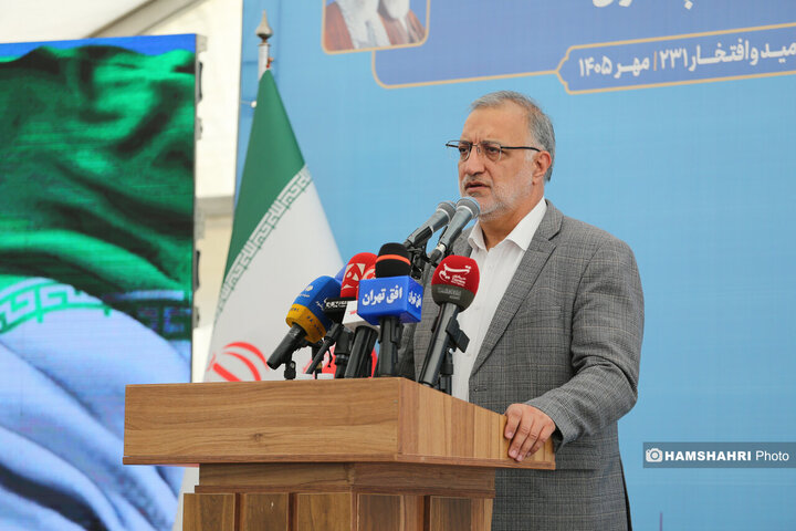 افتتاح پل دسترسی خیابان ستارخان به بزرگراه شهید چمران