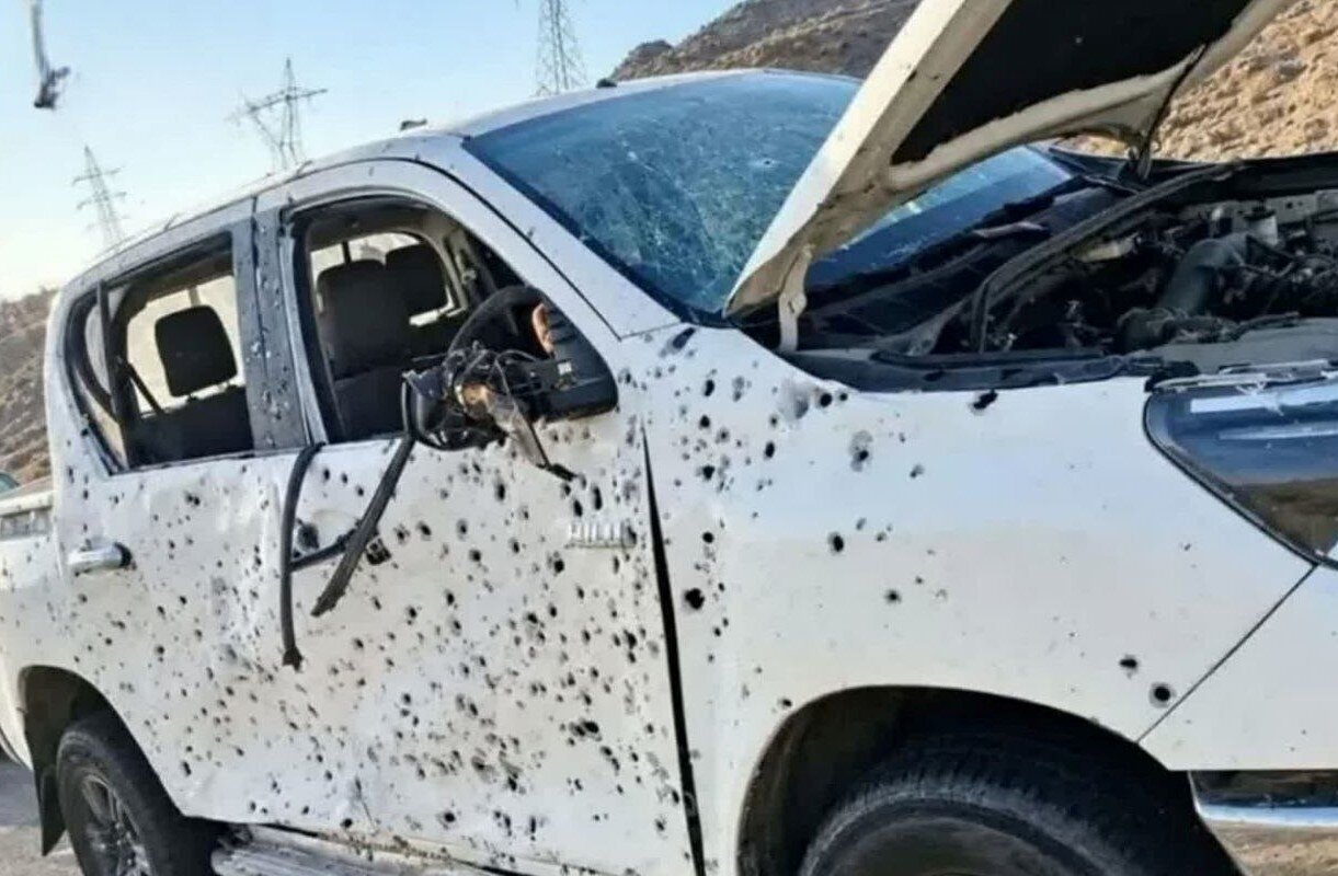 تصویری دردناک از خودرو خانم افتخاری پس از ترور