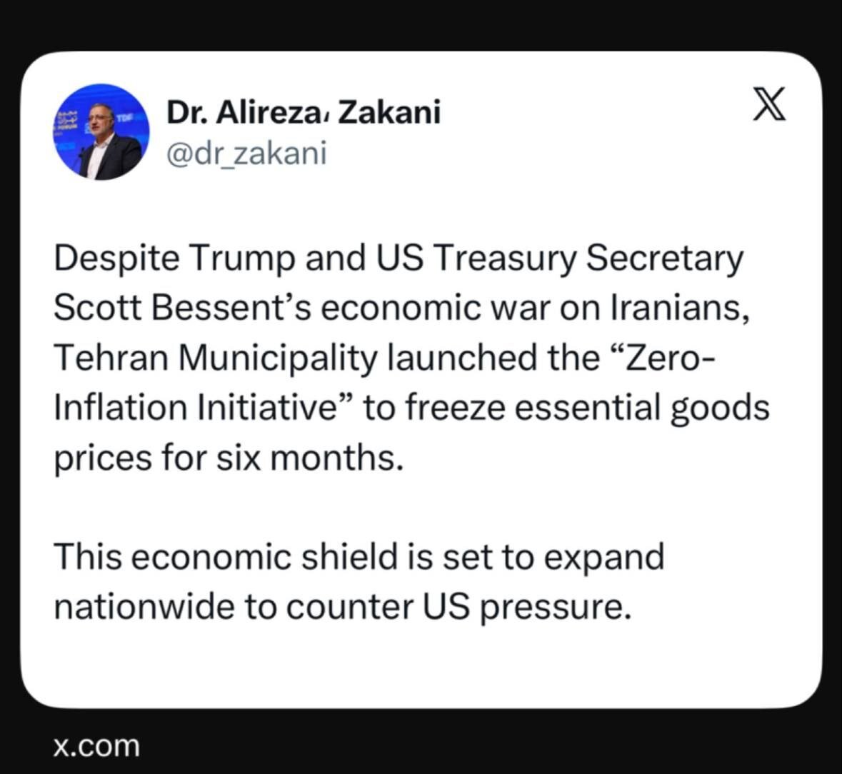 توییت زاکانی