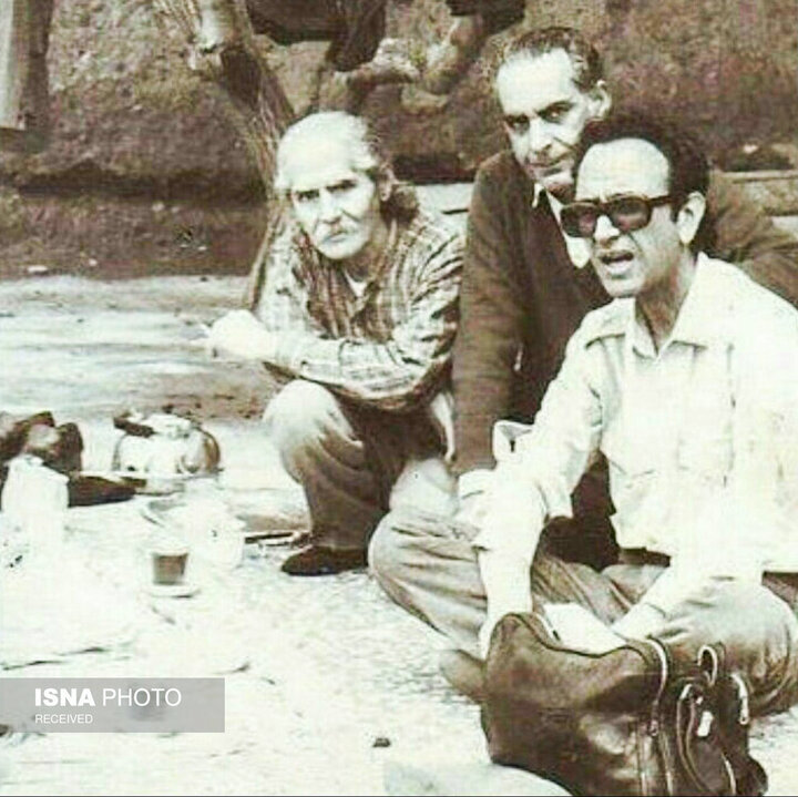 محمدرضا شفیعی کدکنی، محمد قهرمان و مهدی اخوان ثالث