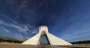 آسمان آبی تهران