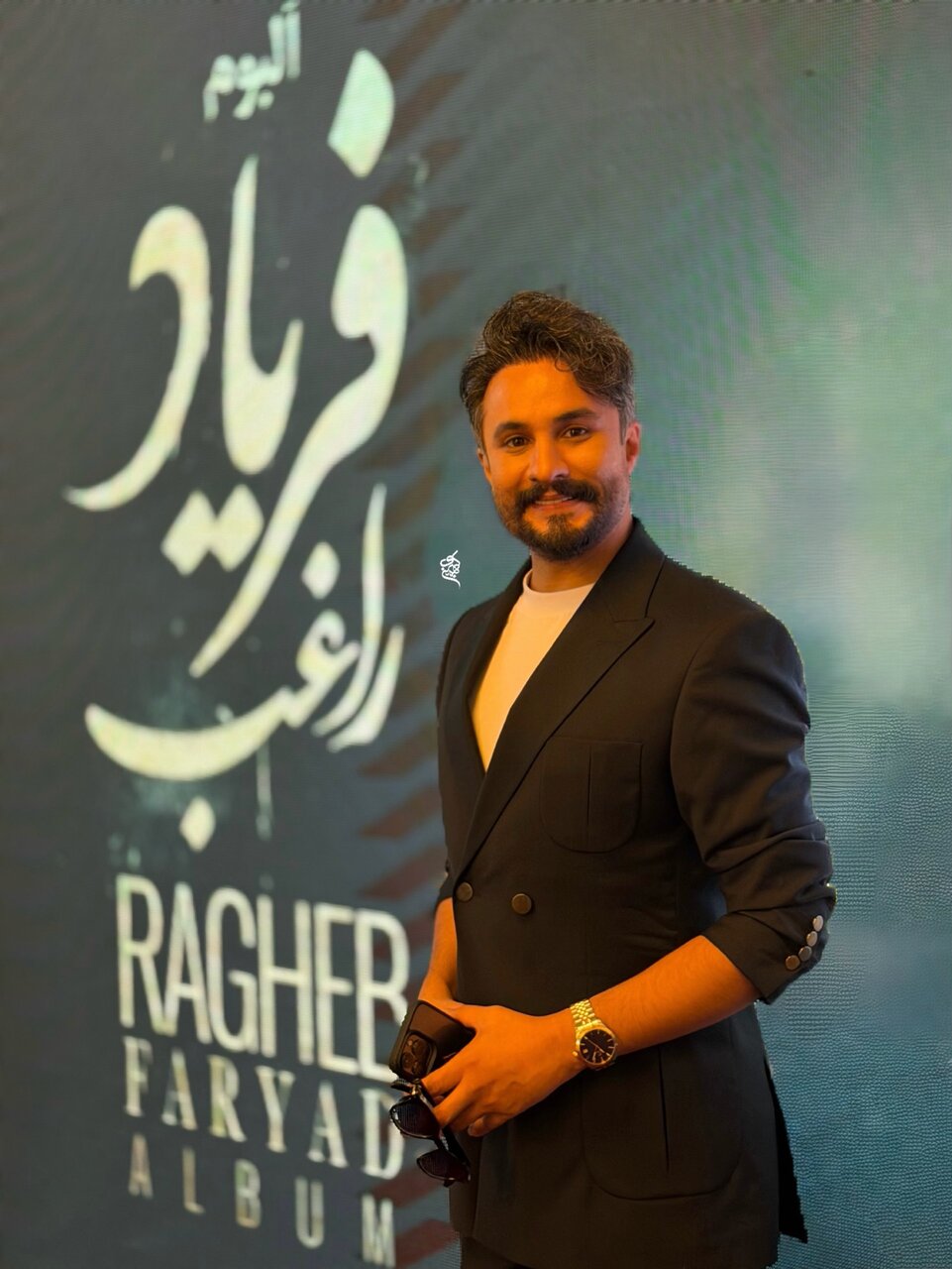 تصاویری از مصطفی راغب در مراسم رونمایی از آلبومش