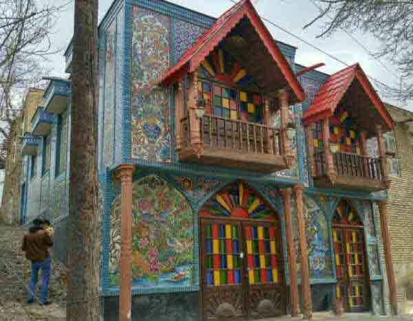 تصاویری از خانه زیبای شجریان؛ ترکیب معماری روستایی خراسان با هنر ایرانی