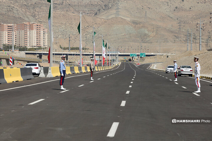 افتتاح بزرگراه «شهید موسوی» در غرب تهران
