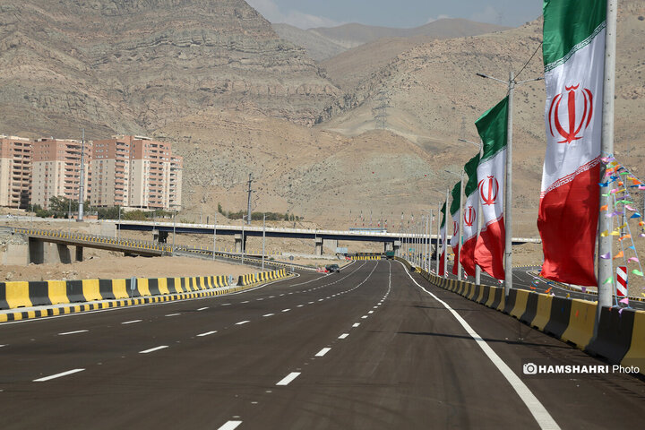 افتتاح بزرگراه «شهید موسوی» در غرب تهران