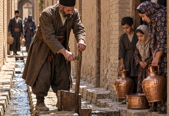 قنات عزتالملک مشیری و شکلگیری نخستین شبکه آبرسانی تهران