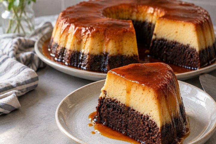 طرز تهیه فلن کیک یا شوکوفلن؛ عصرانه جذاب پاییزی