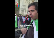 هم باتوم خوردم، هم گاز اشک‌آور ولی خشونت ندیدم! + ویدئو | مصاحبه عجیب اینترنشنال با یک سلطنت‌طلب