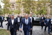 ویدئویی از استقبال عراقچی از لاوروف در تهران