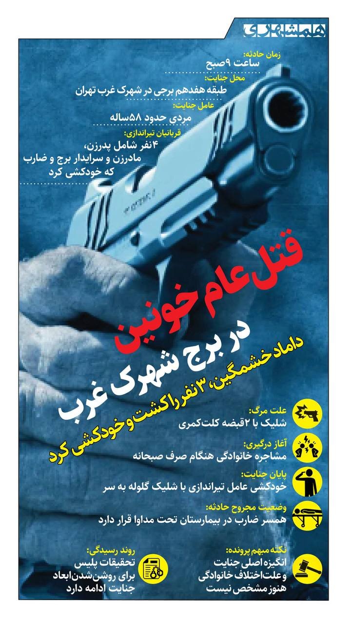 قتل عام خونین در برج شهرک غرب!