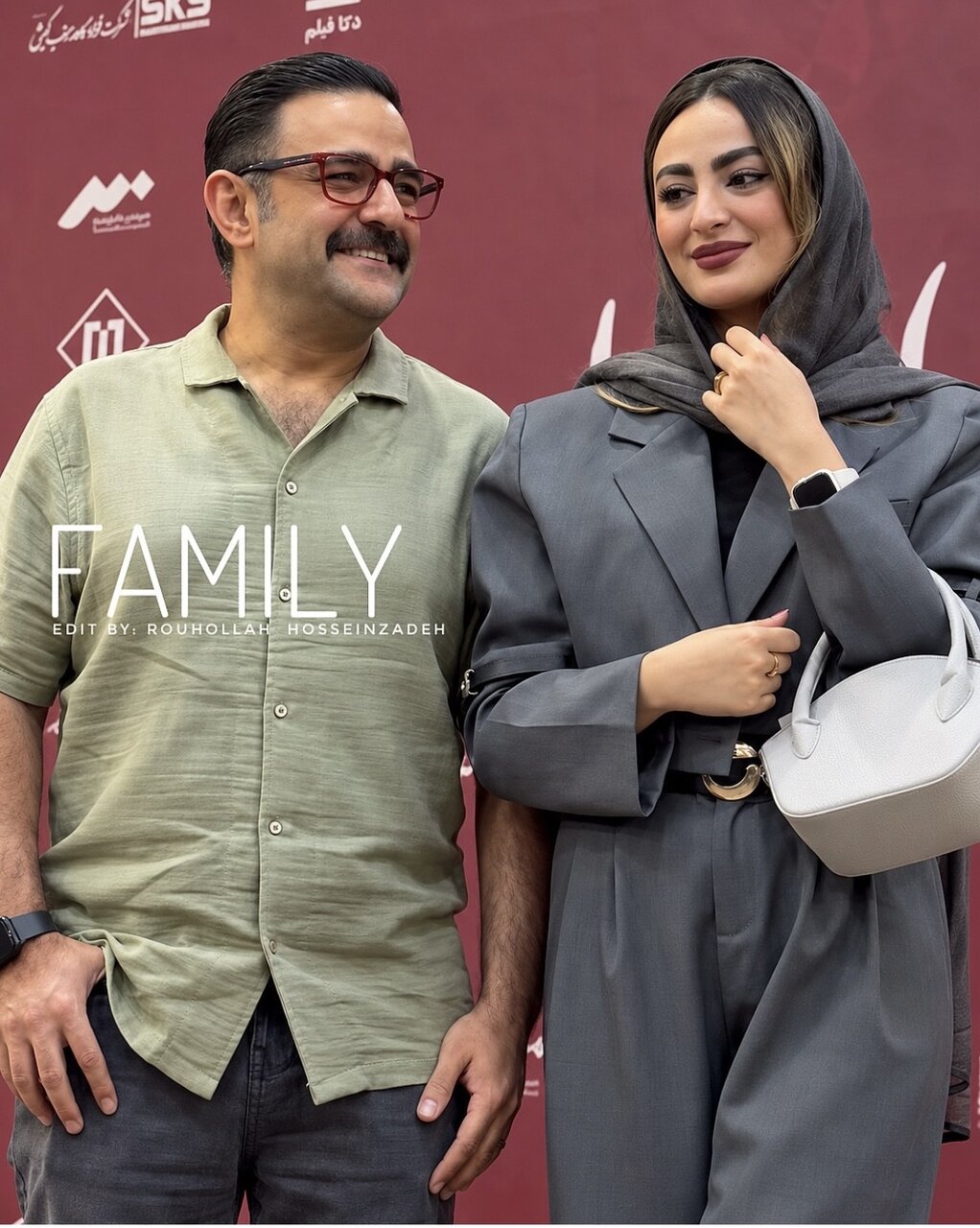 اوس موسی پایتخت در کنار برادر دوقلویش و عروس های خانواده