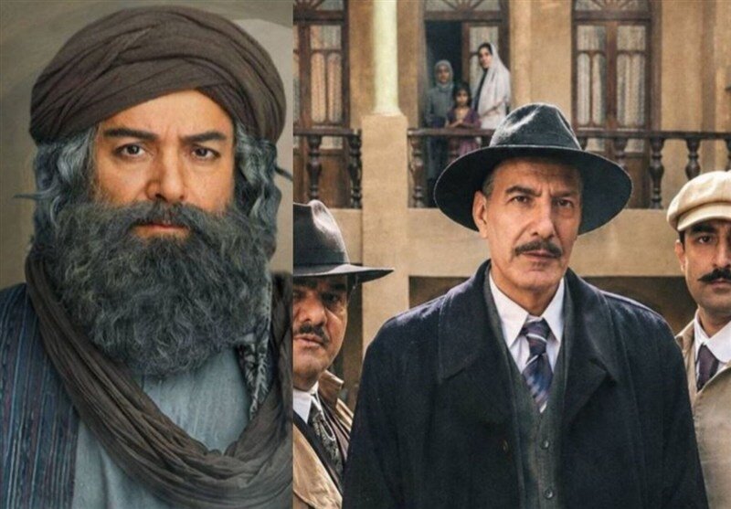 تصاویری متفاوت از پارسا پیروزفر و فاطمه گودرزی در سریال ایرانی