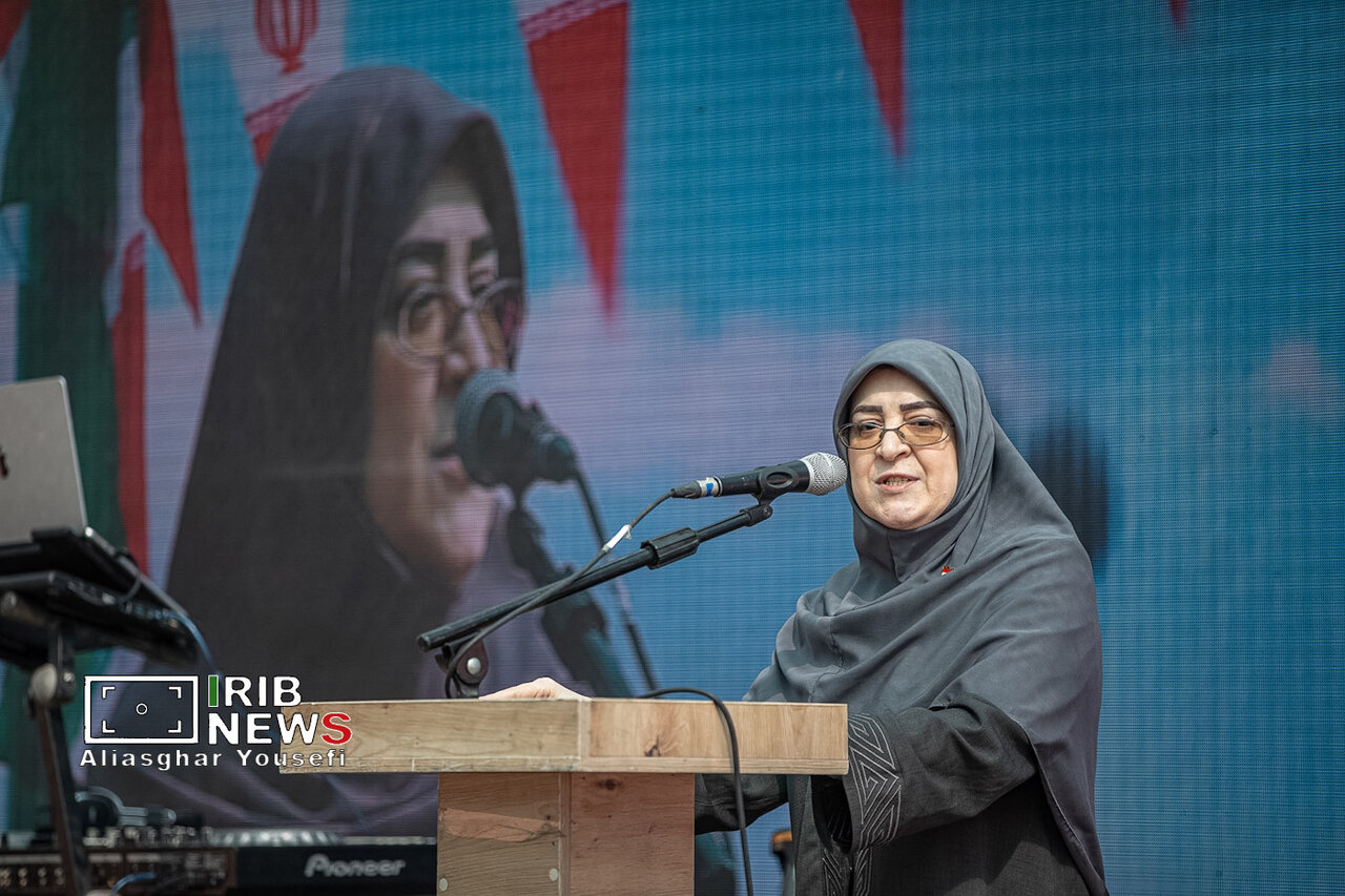 سخنگوی دولت در جشنِ شیرینِ روستای هزاوه | تصاویر
