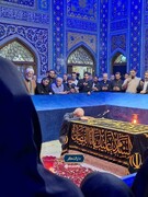 حضور پزشکیان در رواق دارالذکر و زیارت مزار رهبر شهید انقلاب | فیلم