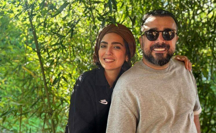 قاب خانوادگی سپند امیرسلیمانی و مونا کرمی با فرزندشان