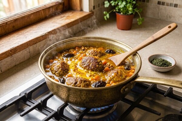 کوفته هلو شیرازی به روش سنتی