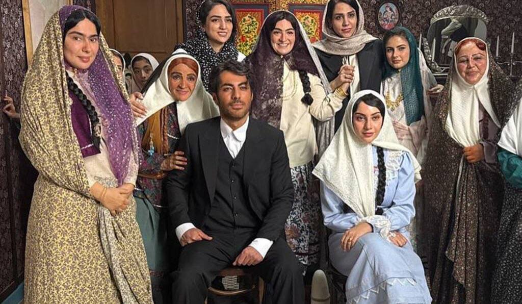 چند قاب دیدنی از پشت‌صحنه سریال «بامداد خمار» و بازیگرانش