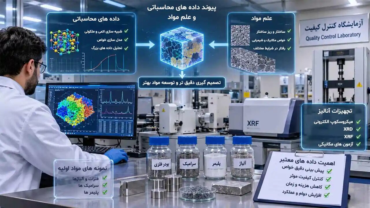 پیوند داده های محاسباتی و علم مواد